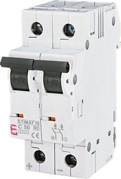Автоматический выключатель ETIMAT 10 DC 2p C 50A (6 kA) 2138721 фото