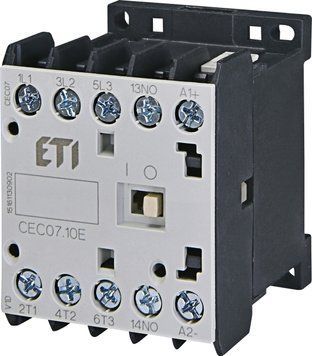 Контактор мініатюрний CEC 07.10 24V AC (7A; 4kW; AC3) 4641050 фото