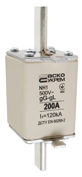 Предохранитель ножевой с плавкой вставкой NH1 200A gG A0050010031 фото