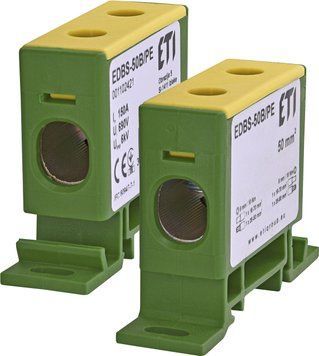 Вводная силовая клемма EDBS-50B/PE (150А, 690V AC, 16-70 mm2) 1102421 фото