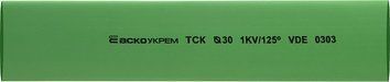 Термоусаджувальна трубка з клеєм d 30мм зелена (1м) A0150040799 фото