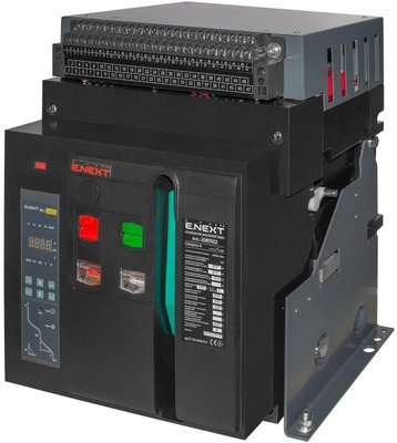 Повітряний автоматичний вимикач e.industrial.acb.2000F.1600, стаціонарний, 0,4кВ, 3Р, електронний розчіплювач, мотор-привід та РН i081102 фото