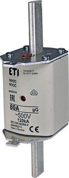 Предохранитель NH-2C/gG 80A 500V KOMBI 4185213 фото