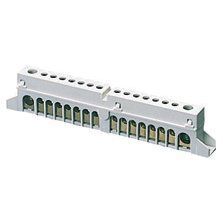 Клеммная колодка PEN 125А 2х(1x25+7x10) 8м пласт корп GEWISS GW40401 фото