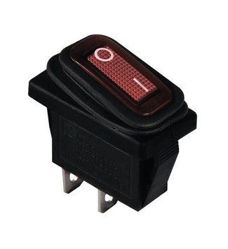 KCD3-101W R / B Перемикач 1 клав. червоний, захищений від вологи TNSy5500844 фото