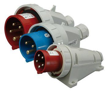 Вилка настінна (силовий роз'єм) EPH-3253 IP67 (32A, 400V, 3P+N+PE) 4482071 фото