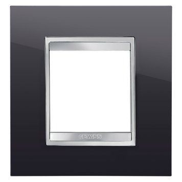 Рамка Chorusmart LUX 2M тонер чорний GEWISS GW16222TN фото
