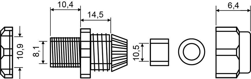 Сальник PG7 A0150050001 фото