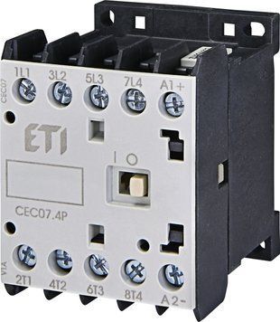 Контактор мініатюрний CEC 07.4P 230V АС (7A; 4kW; AC3) 4р (4 н.в.) 4641200 фото