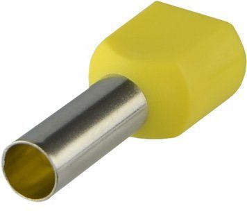 Наконечники трубчатые ТО 6;0-14 желтые (100 шт.) A0060120011 фото