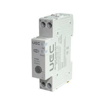 Автоматический выключатель WIFI SMART WCB-UA5 на DIN-рейку 1P 63A UEC SM-WCB-UA5-1-63 фото