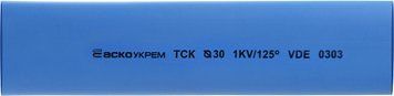 Термоусаджувальна трубка з клеєм d 30мм синя (1м) A0150040800 фото