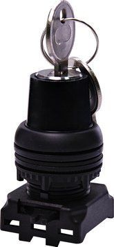 Перемикач поворотн. EGK3-YXY-C (3-х поз., з фікс. з ключем, 1-0-2, 45&deg;, чорний) 4771381 фото