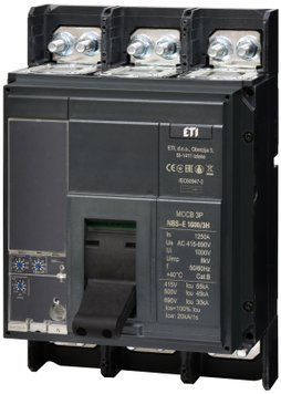 Автоматичний вимикач NBS-E 1600/3H 1250A (65kA, (0.4-1)In/(1.5-10)Ir) 3P 4673182 фото