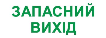 Піктограма "ЗАПАСНИЙ ВИХІД" для аварійних світильників e.emergency.exit.280.100 l0660089 фото