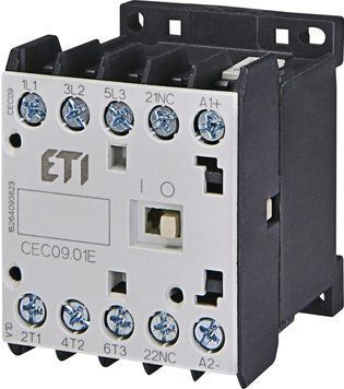Контактор мініатюрний CEC 09.01-24V DC (9A; 4kW; AC3) 4641103 фото