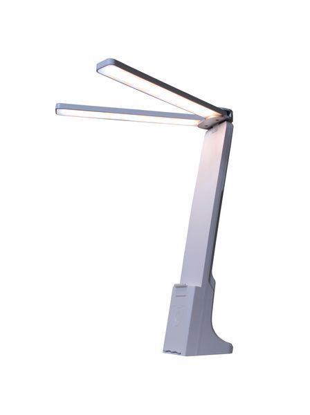 Светильник настольный аккумуляторный с блоком питания LED TL822 5W 3000/4500/6500K 2/4/8H 100/250/400L bat: 3,7V 1,2A White Mini TNSy5001239 фото