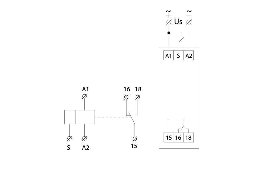 Реле часу асиметричного циклу NTE9-S1 AC/DC 12-240V
