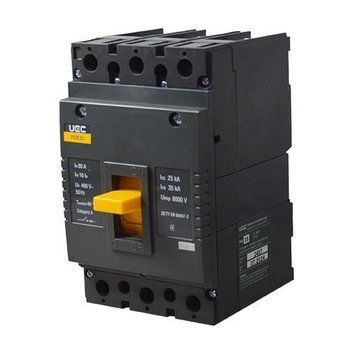 Автоматичний вимикач PCB35 3Р 80А 35кА UEC MCCB-PCB-35-3-0080 фото