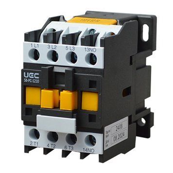 Контактор SB-PC-012 12А 110В/АС3 1з (НО) UEC PC1-SB-012-110-10 фото