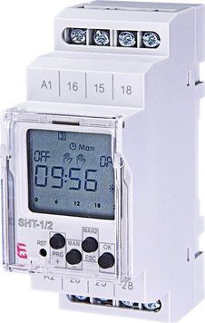 Програмоване цифрове реле SHT-1/2 UNI 12-240 AC/DC (2x16A_AC1)