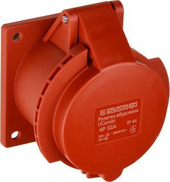 Розетка встраиваемая UCombi 4P 32A IP44 A0080010161 фото