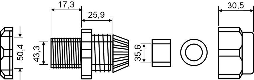 Сальник PG42 A0150050010 фото