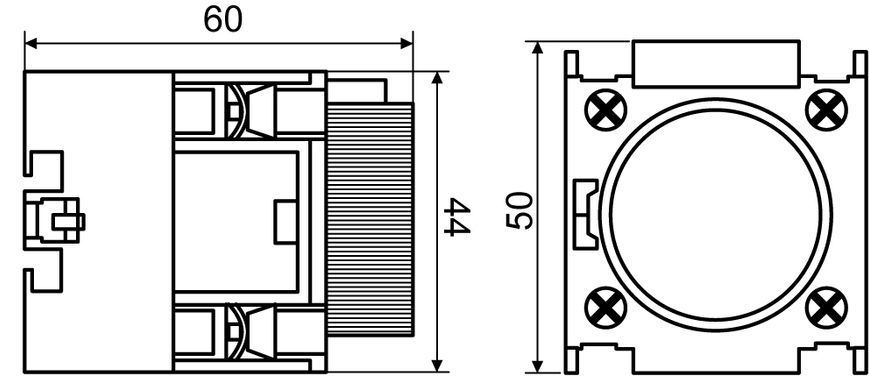 Блок затримки БЗ-11 (LA2-DR0) (0;1-3;0с Вимк) A0040050001 фото