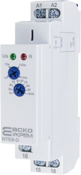 Реле времени задержки отключения без источника питания NTE9-D AC/DC 12-240V