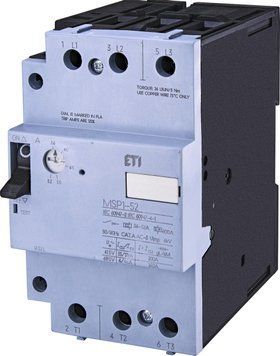 Автоматичний вимикач захисту двигуна MSP1-52 (22 kW, 36-52A) 4646630 фото