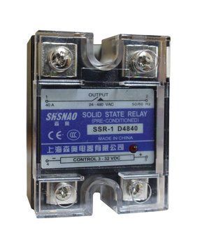 Реле твердотільне SSR-1 D4840 40А 24-480VAC/3-32VDC 20мА TNSy5505564 фото