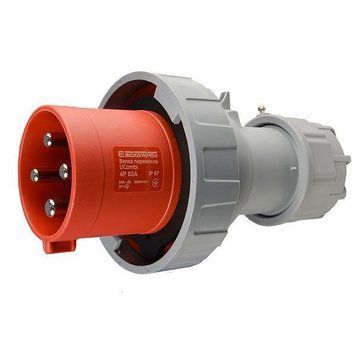 Вилка переносная UCombi 4P 63А IP67 A0080010110 фото