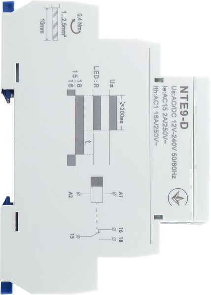 Реле времени задержки отключения без источника питания NTE9-D AC/DC 12-240V