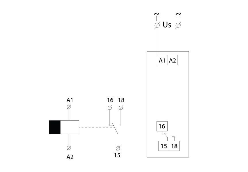 Реле времени задержки отключения без источника питания NTE9-D AC/DC 12-240V