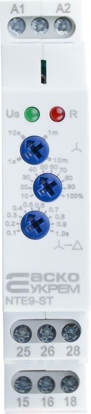 Реле часу зірка/трикутник NTE9-ST AC/DC 12-240V