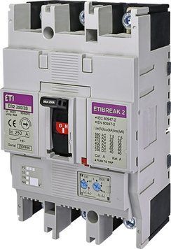 Автоматический выключатель EB2 250/3S 250A 36kA, 0.63-1In/6-10In 3P 4671083 фото