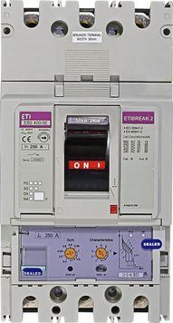Автоматический выключатель EB2 400/3E 250A 50kA, 0.4-1In/выбираемая 3P 4671111 фото