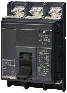Автоматичний вимикач NBS-E 1600/3S 800A (50kA, (0.4-1)In/(1.5-10)Ir) 3P 4673170 фото